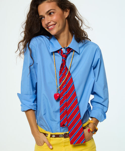 The Long Happy Cord Charm Necklace