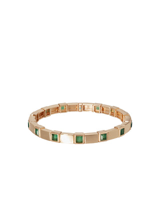Roxanne Assoulin emerald stone Imperial Bracelet