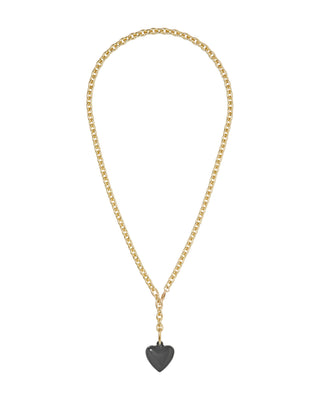 The Mini Puffy Heart Charm Necklace