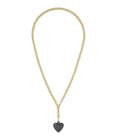 The Mini Puffy Heart Charm Necklace
