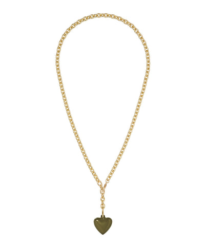 The Mini Puffy Heart Charm Necklace