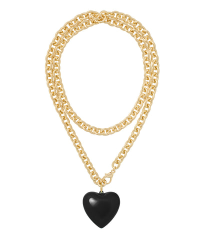 The Big Puffy Heart Charm Necklace