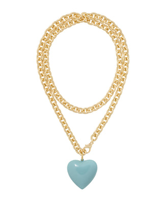 The Big Puffy Heart Charm Necklace