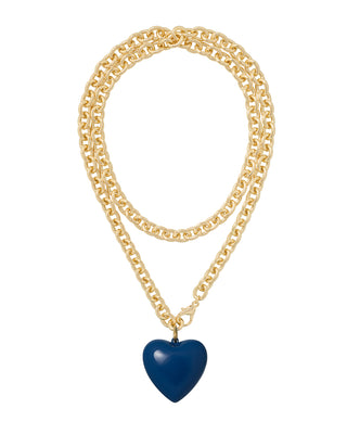 The Big Puffy Heart Charm Necklace