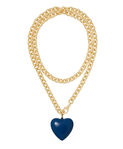 The Big Puffy Heart Charm Necklace