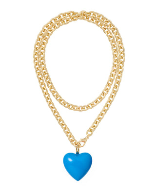 The Big Puffy Heart Charm Necklace