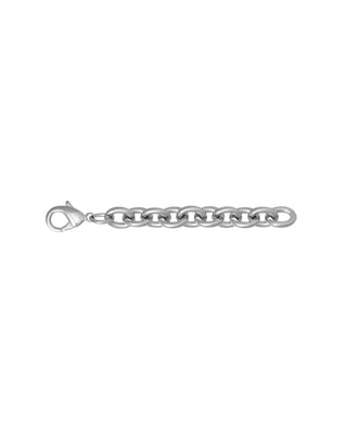 The Puffy Heart Necklace Extender in Silver