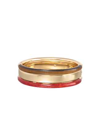 The Pavé Stone Hinged Bracelet Trio