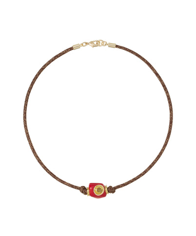 The Coral Tube Cord Necklace