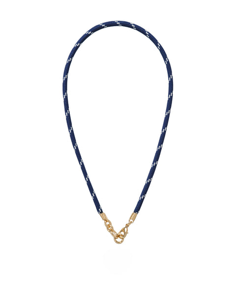 TheHappyCordCharmNecklaceInBlu