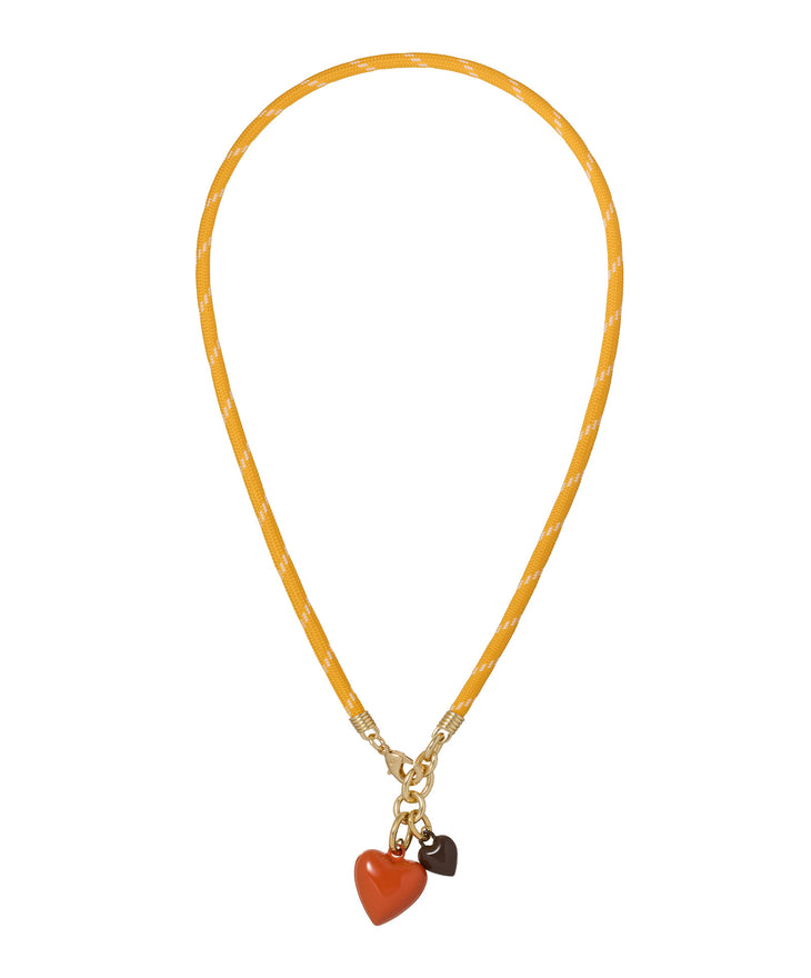 The Happy Cord Charm Necklace