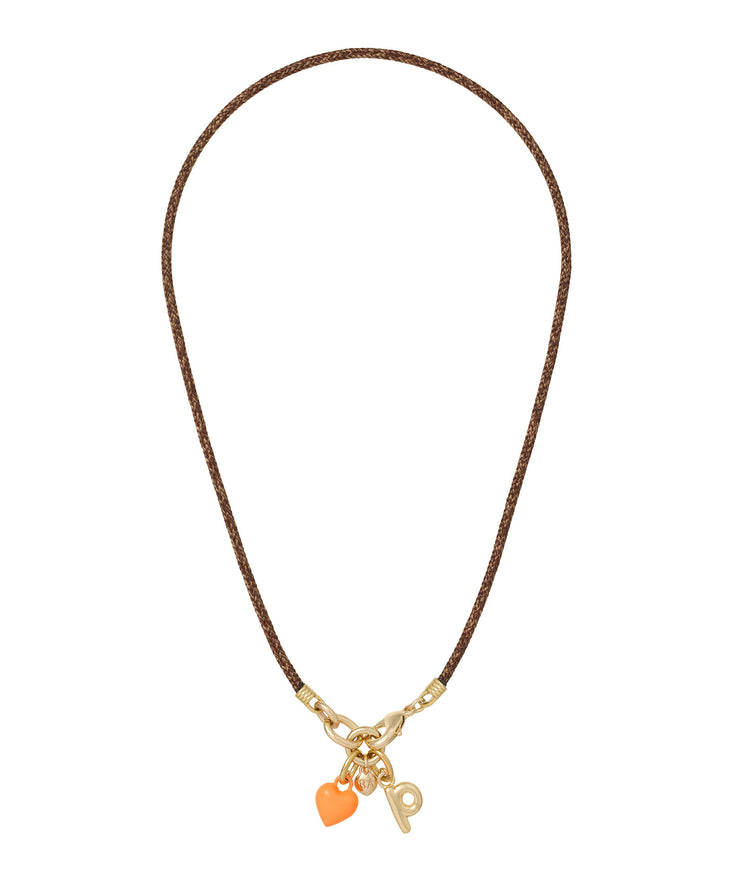 The Itsy Bitsy Happy Cord Charm Necklace