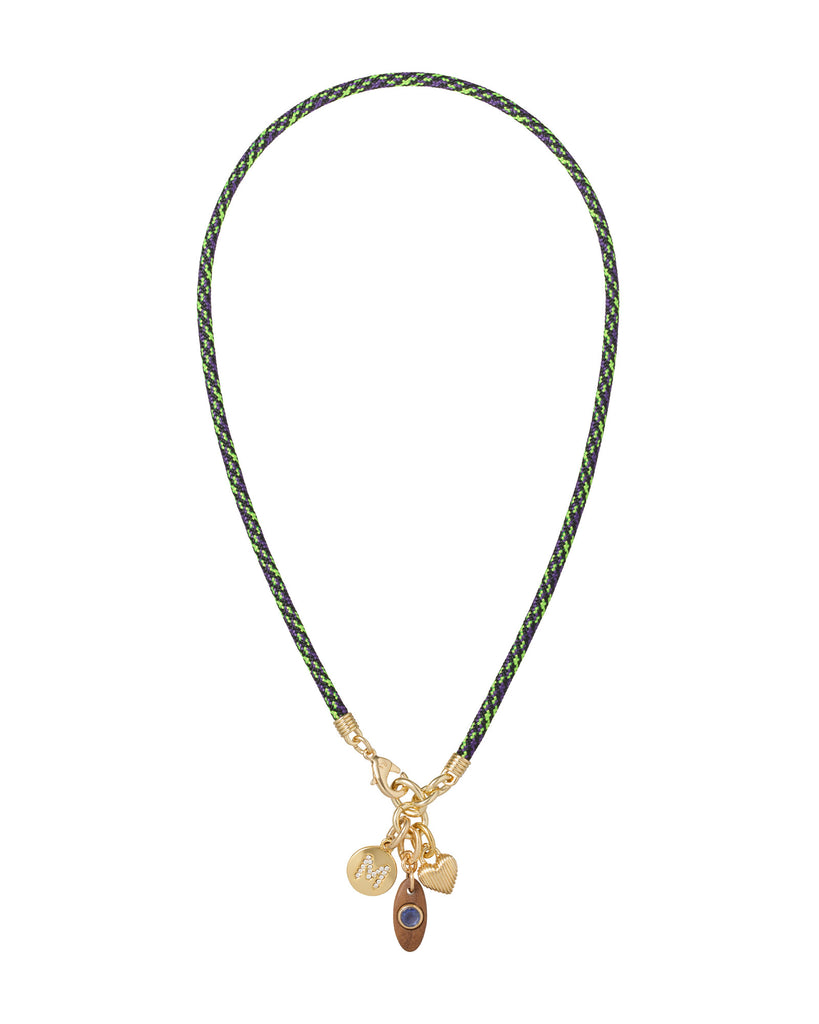 アクセサリー XOXsama The Happy Cord Charm Necklace – Roxanne Assoulin
