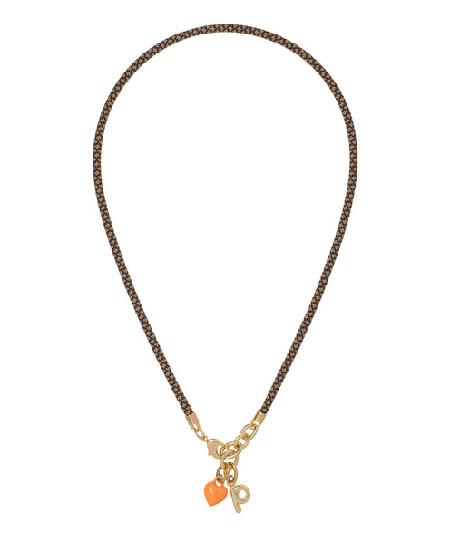 The Happy Cord Charm Necklace