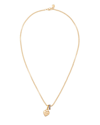 The Itsy Bitsy Puffy Initial Charm Necklace