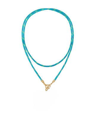 The Long Happy Cord Charm Necklace
