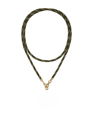 The Long Happy Cord Charm Necklace