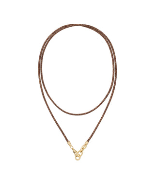The Long Itsy Bitsy Happy Cord Charm Necklace