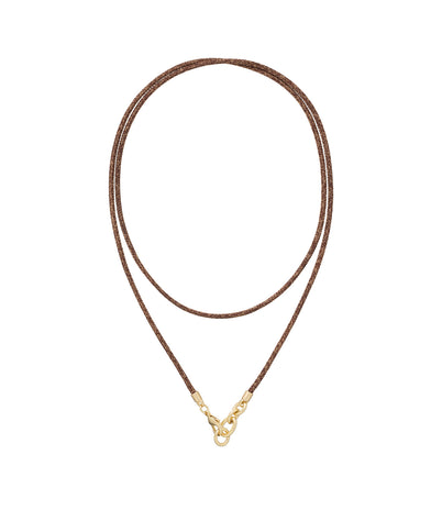 The Long Itsy Bitsy Happy Cord Charm Necklace