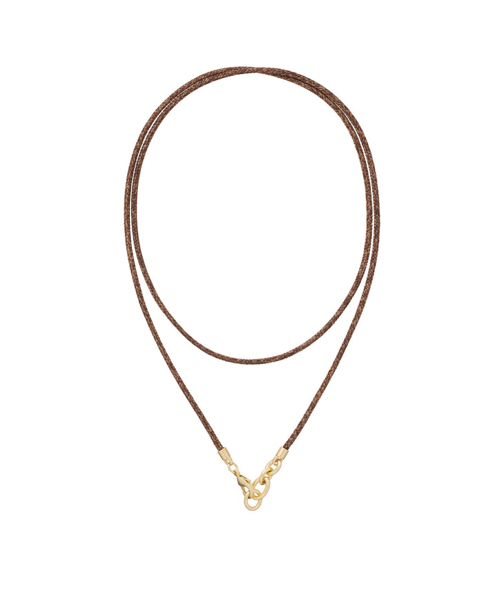 The Long Itsy Bitsy Happy Cord Charm Necklace