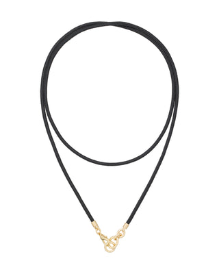 The Long Itsy Bitsy Happy Cord Charm Necklace