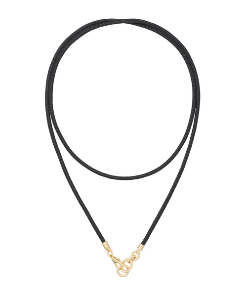 The Long Itsy Bitsy Happy Cord Charm Necklace