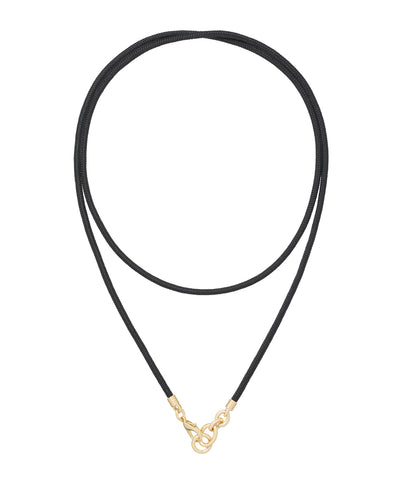 The Long Itsy Bitsy Happy Cord Charm Necklace