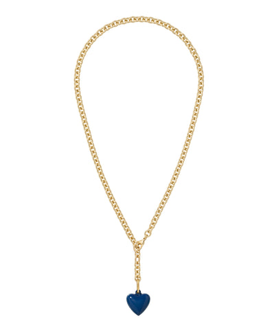 The Mini Puffy Heart Charm Necklace