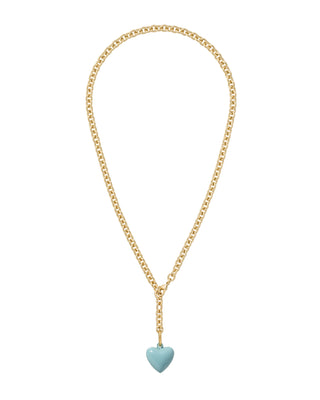 The Mini Puffy Heart Charm Necklace