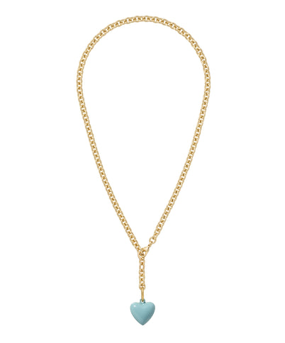The Mini Puffy Heart Charm Necklace