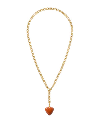 The Mini Puffy Heart Charm Necklace