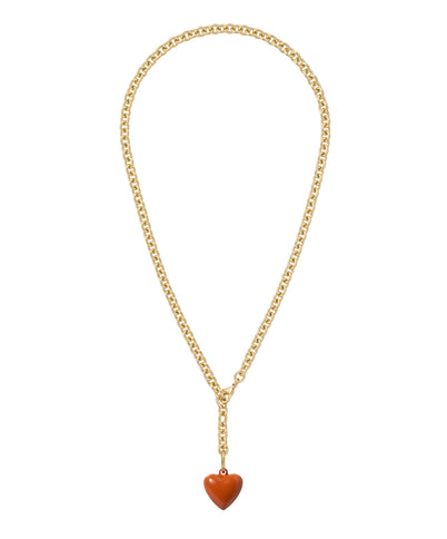 The Mini Puffy Heart Charm Necklace