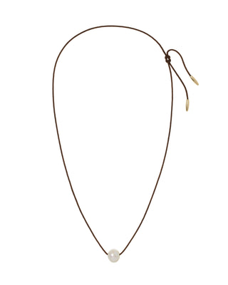 The Freshwater Pearl Tie Necklace