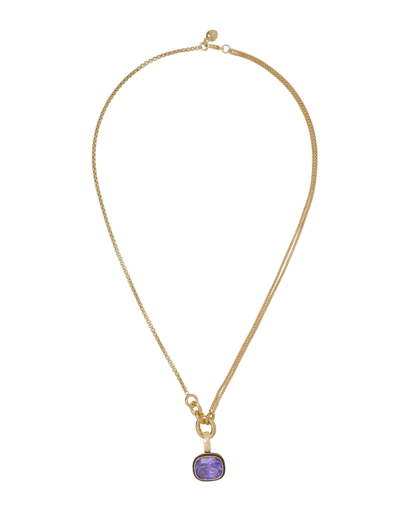 The Single Drop Cubic Pendant Chain – Roxanne Assoulin