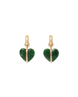 The Stone Mini Heart Earrings