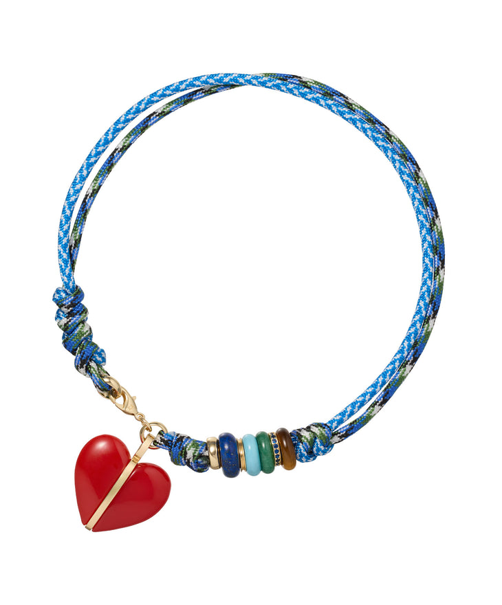 The Super Size Happy Cord Necklace