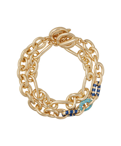 The Marino Link Bracelet Duo