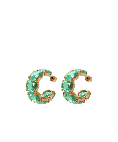 Roxanne Assoulin Royals Hoop Earrings in mint