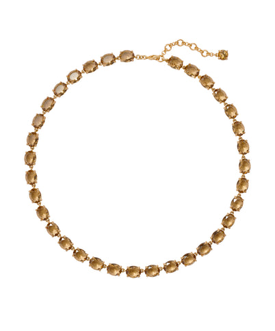 Roxanne Assoulin oval glass stones necklace