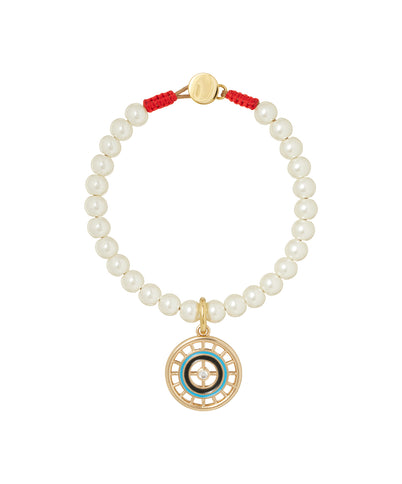 Pearl and Protect Charm Bracelet