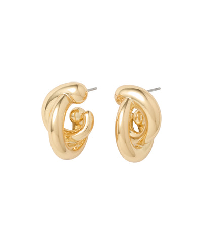 The Twist Earrings in Gold