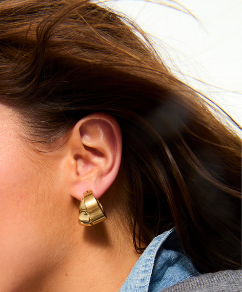 The Florentine Double Hoop Earrings