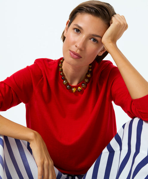 The Very Big Bead Stone Necklace