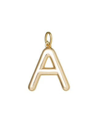 The Very Big Puffy Initial Charms