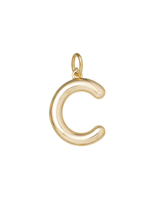 The Very Big Puffy Initial Charms
