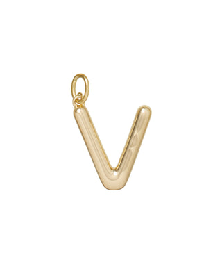 The Very Big Puffy Initial Charms
