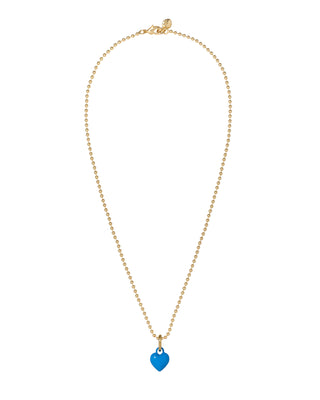 The Itsy Bitsy Puffy Heart Charm Necklace