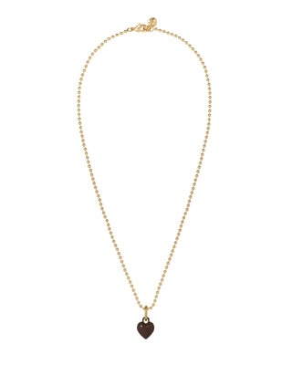 The Itsy Bitsy Puffy Heart Charm Necklace