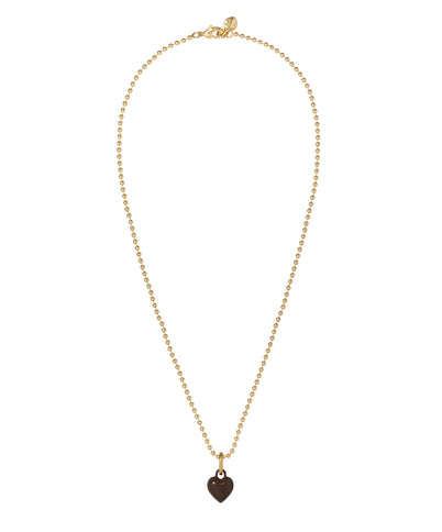 The Itsy Bitsy Puffy Heart Charm Necklace