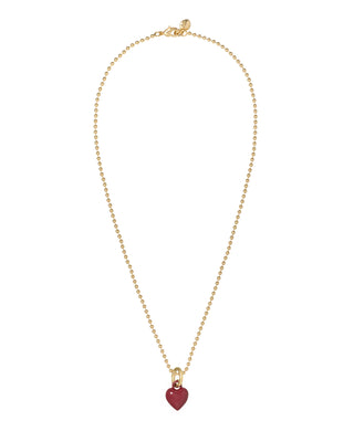 The Itsy Bitsy Puffy Heart Charm Necklace